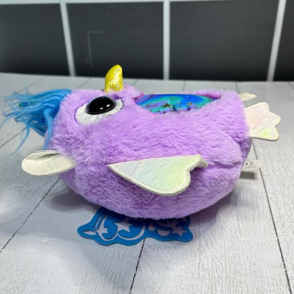 Zuru Rainbocorns Fairycorn Owlcorn Purple Owl with Fairy Wings Plush Toy - Picture 11 of 13